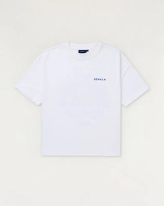 DENHAM OSAKA AMALFI TEE HEAVY CORE JERSEY - White