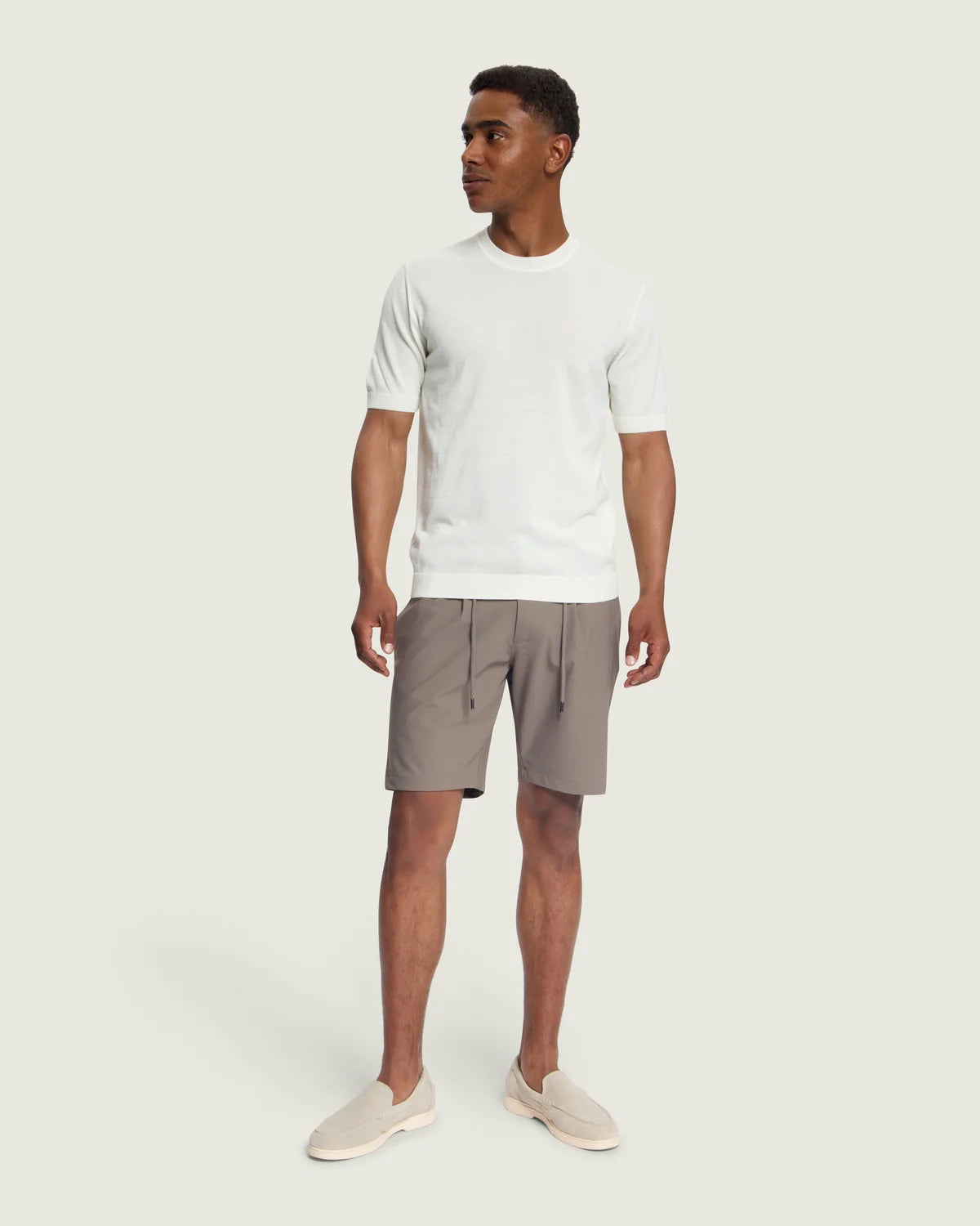 DUQUEZZI MERINO T-SHIRT | OFF-WHITE
