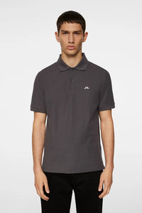 J.LINDEBERG RUDY SLIM POLO PIQUE | ASPHALT