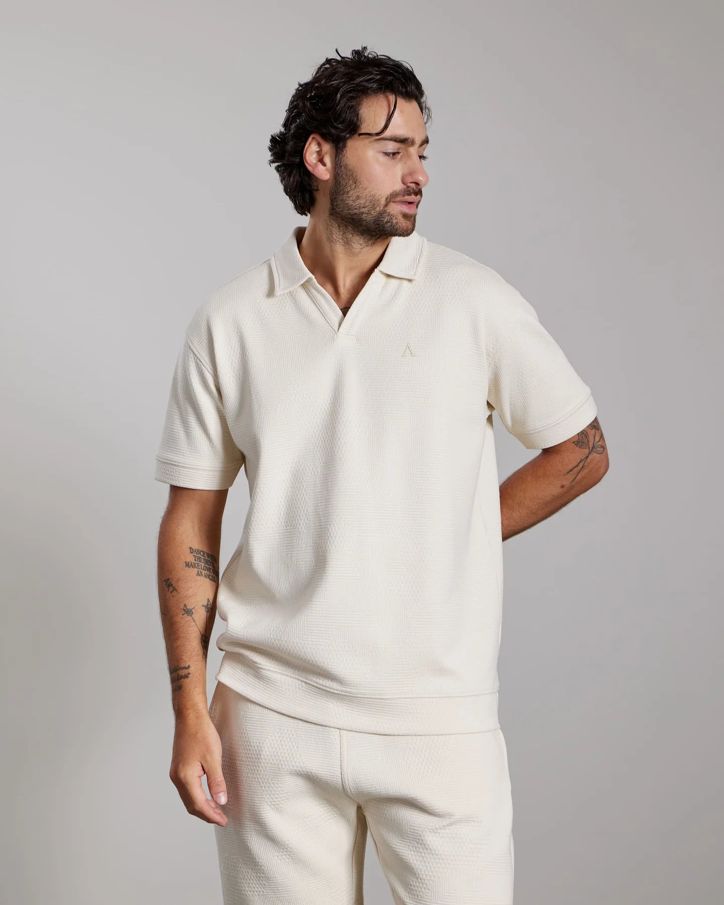 AEDEN AMIRO POLO | OFF-WHITE