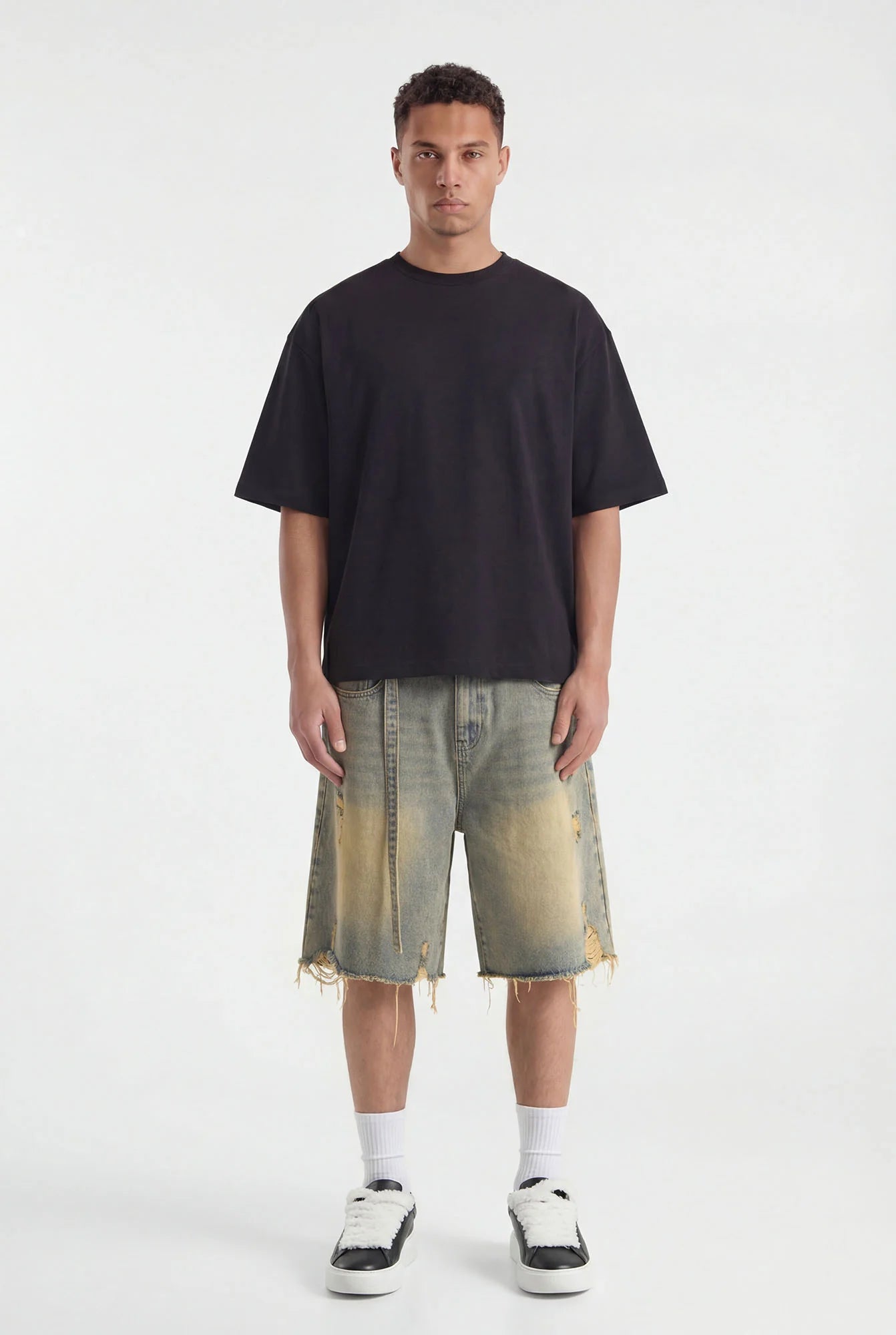 DON’T WASTE CULTURE GAELLOR SHORTS | PALE BLUE