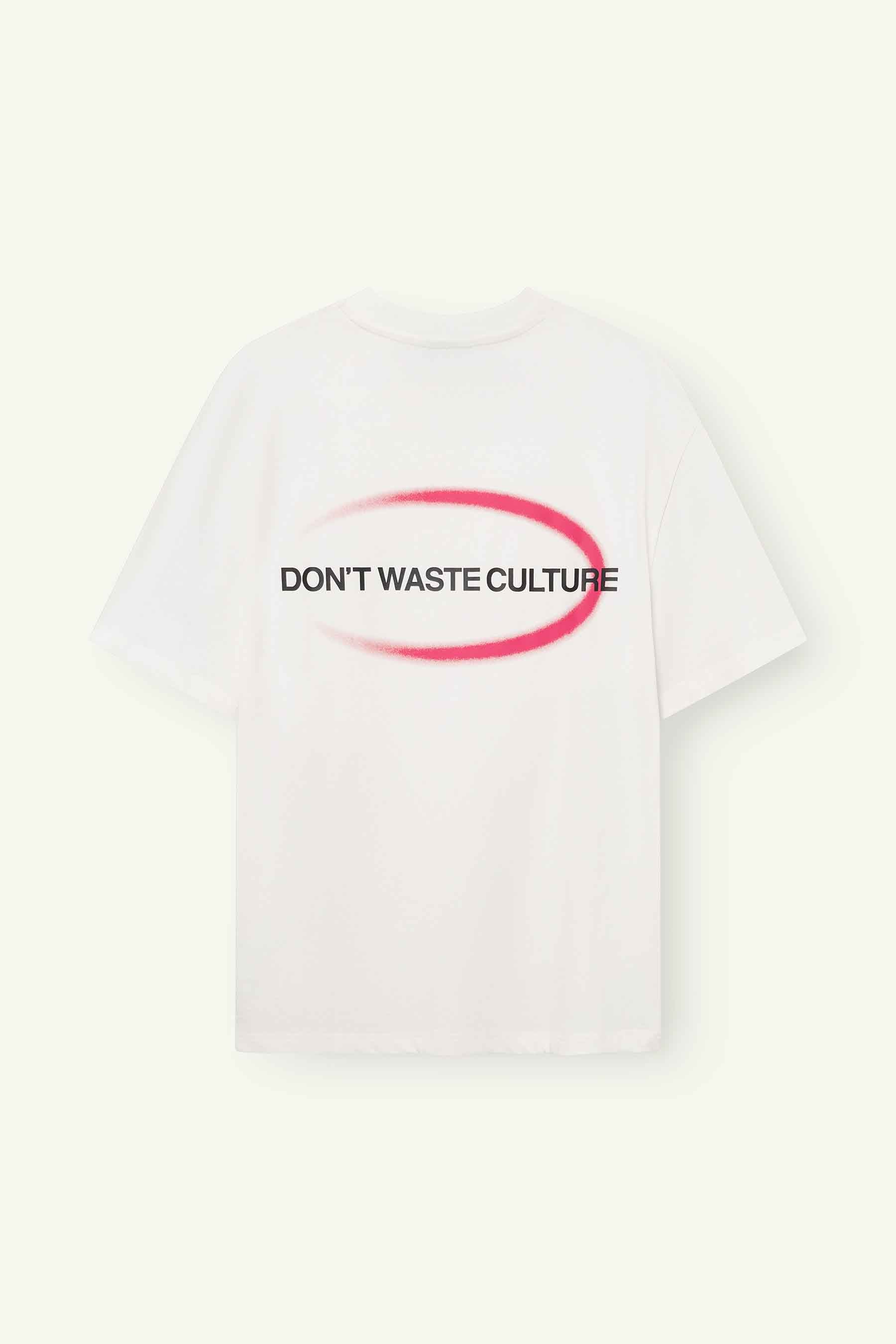 DON’T WASTE CULTURE LIRA T-SHIRT | OFF-WHITE