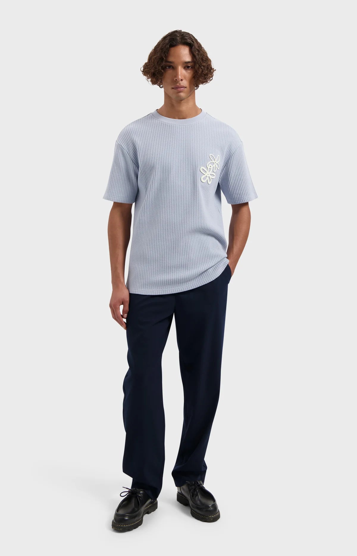 LAW OF THE SEA SALOR RIBBED T-SHIRT Nantucket Breeze