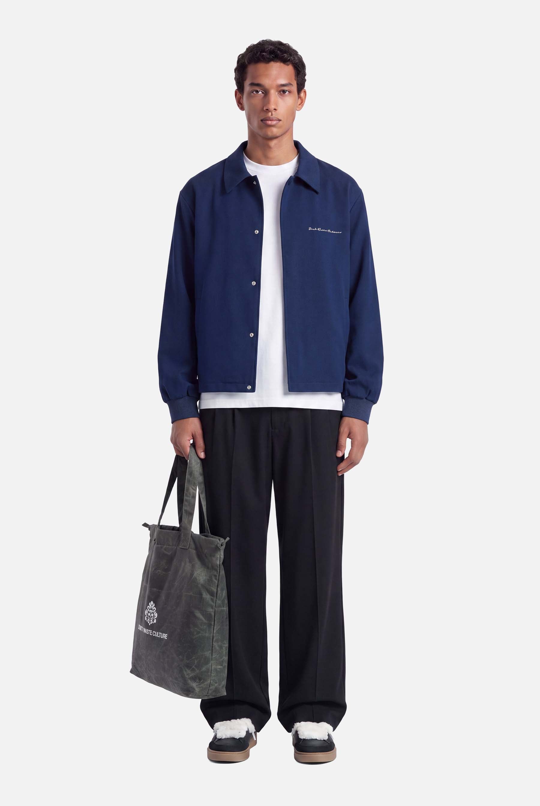 DON’T WASTE CULTURE NAYA JACKET | NAVY BLUE