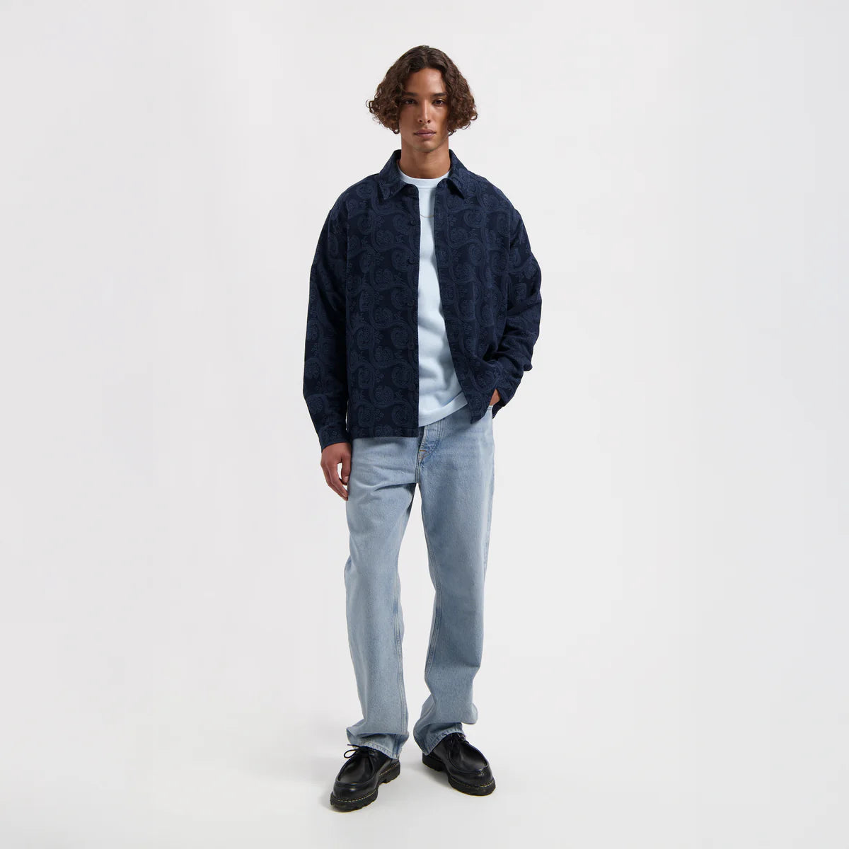 LAW OF THE SEA MARINE JACQUARD SHIRT Sky Captain