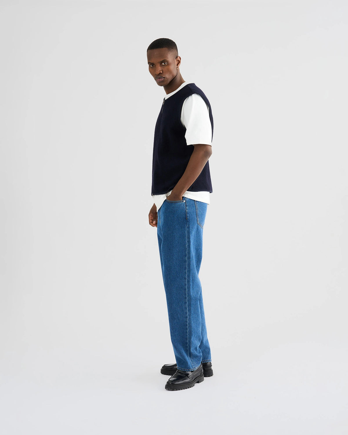 RESTERÖDS KIAN VEST | NAVY