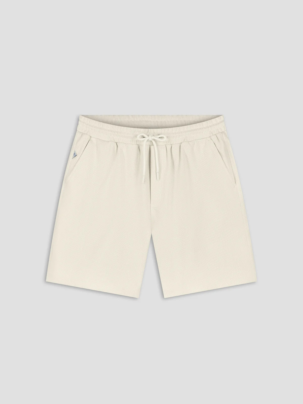 LAW OF THE SEA SAMUDRA STRUCTURED SHORTS Sky Almond Milk