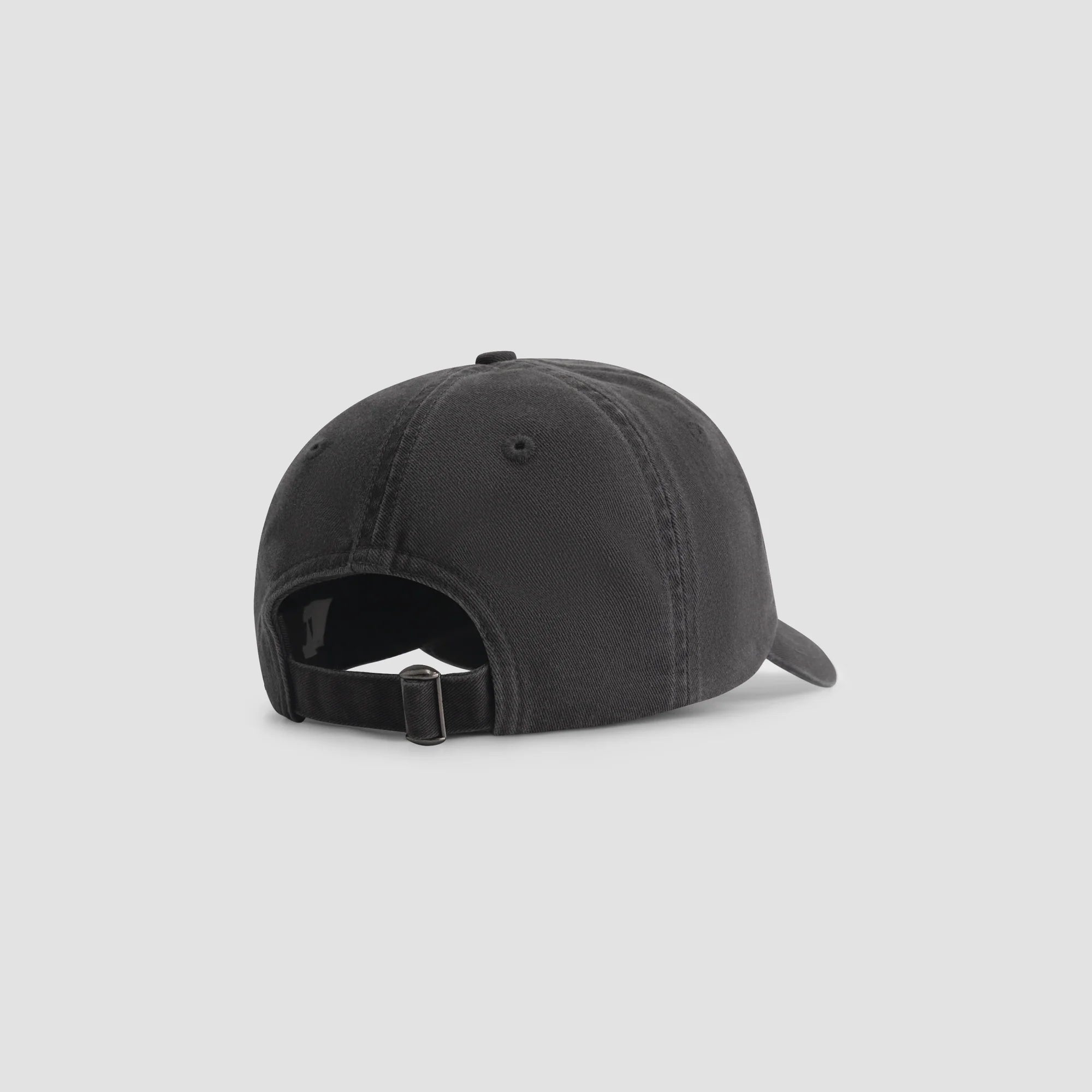 OLAF WASHED SIGNATURE LOGO CAP - CHARCOAL