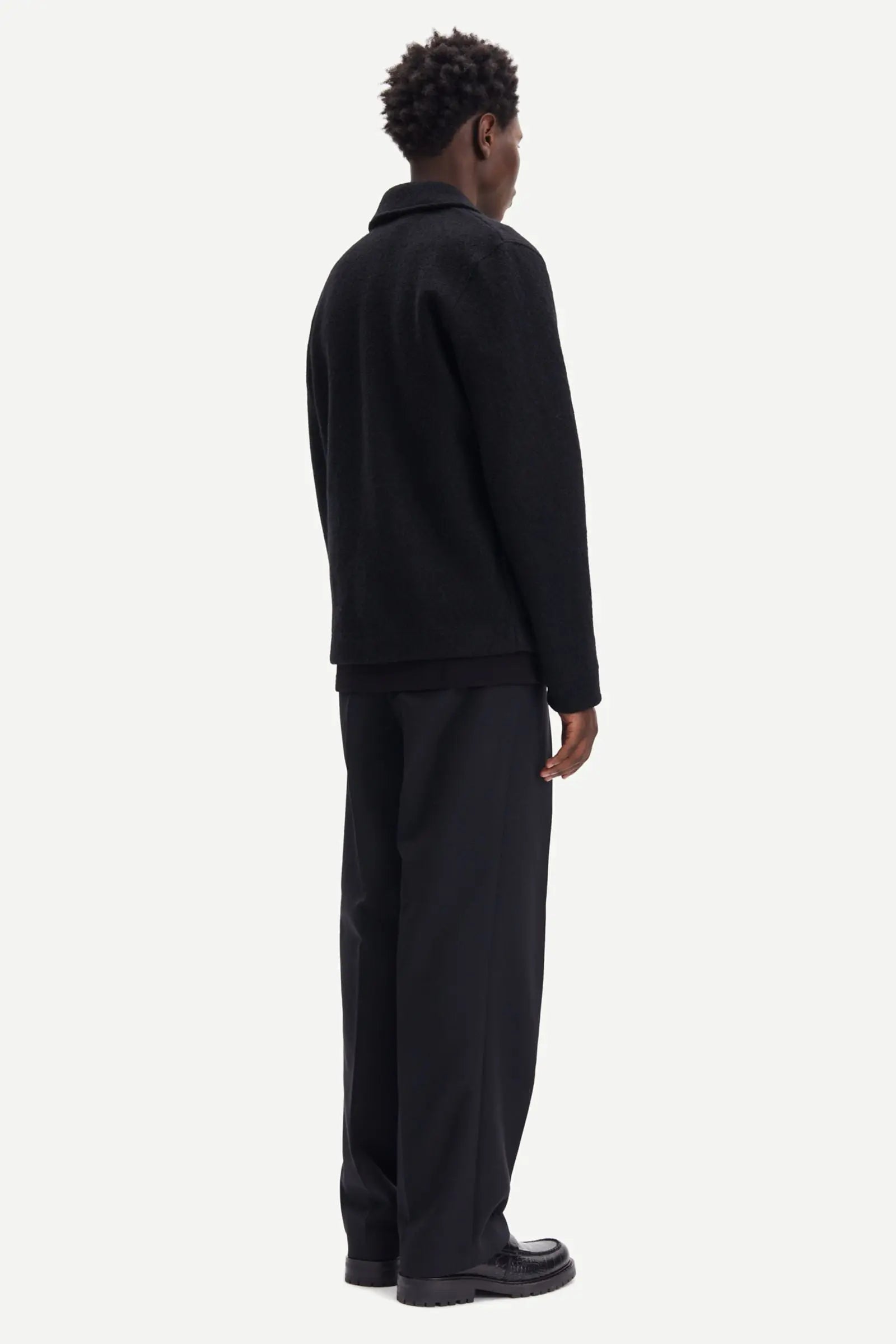 SAMSOE SAMSOE HANNES FULL ZIP 14612 Black