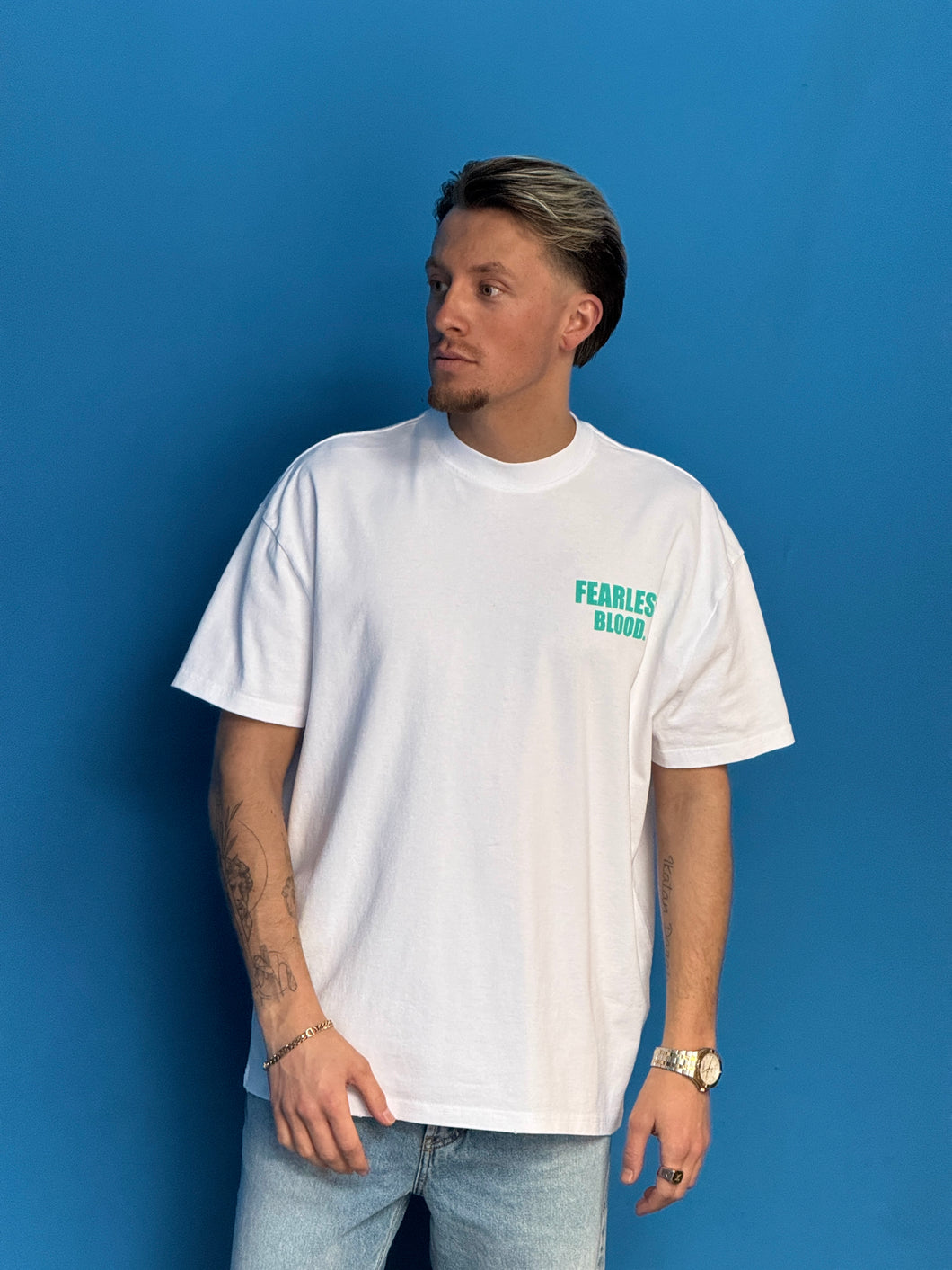 FEARLESS BLOOD LEADER CLUB TEE Fearless Turquoise