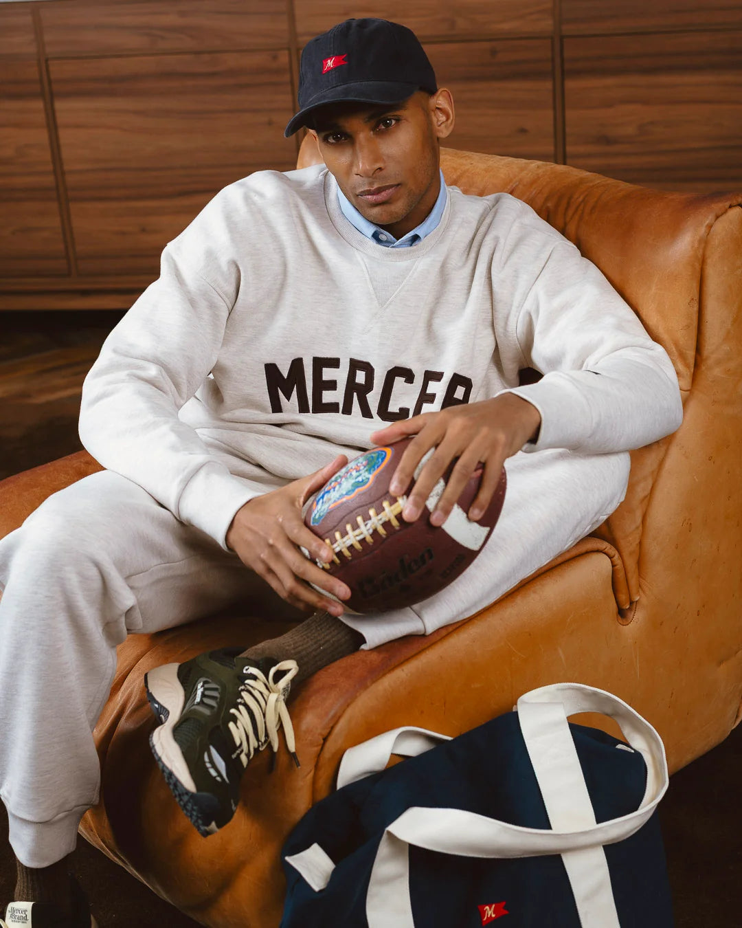 MERCER The Mercer Signature Sweat Light Sand