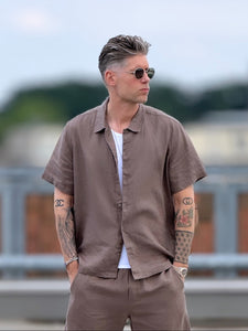 SAMSOE SAMSOE SAAVAN JX SHIRT 14329 Greige