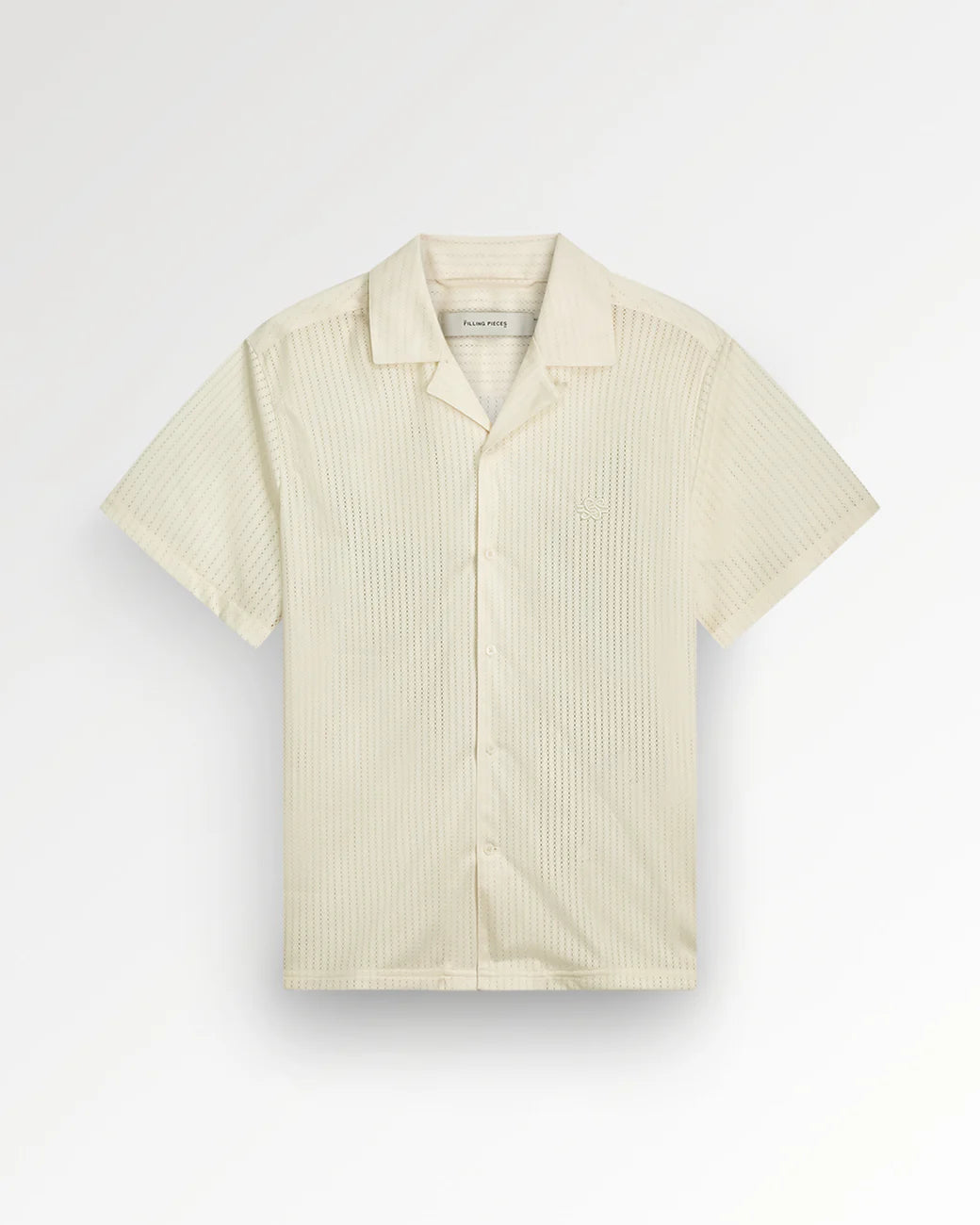 FILLING PIECES RESORT SHIRT MESH Antique White