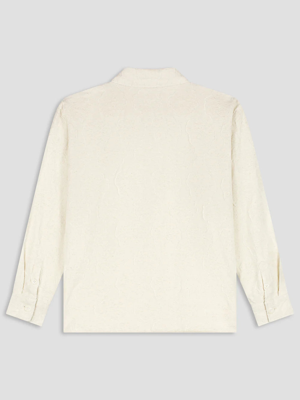 DUSK JACQUARD OVERSHIRT Almond Milk