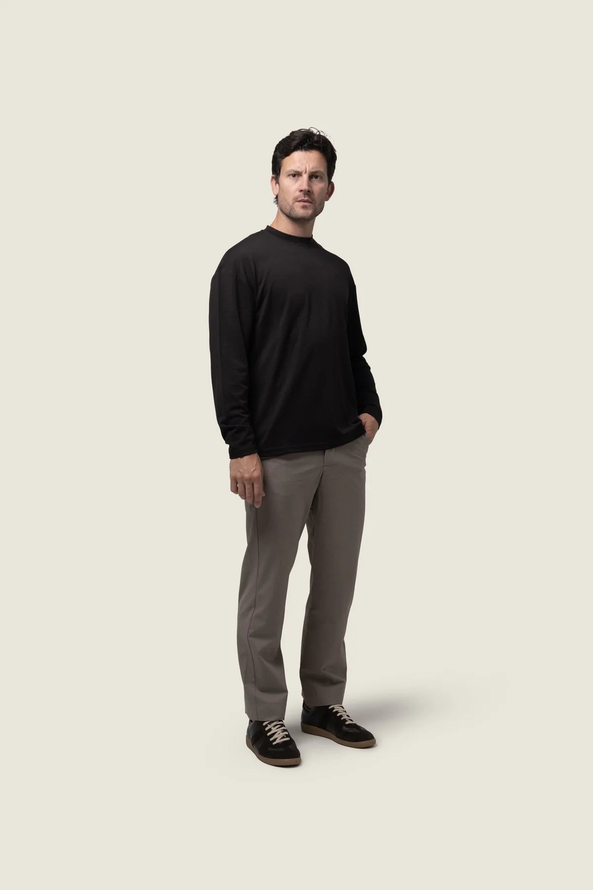 DUQUEZZI COOLMAX LONGSLEEVE SHIRT | DARK BROWN