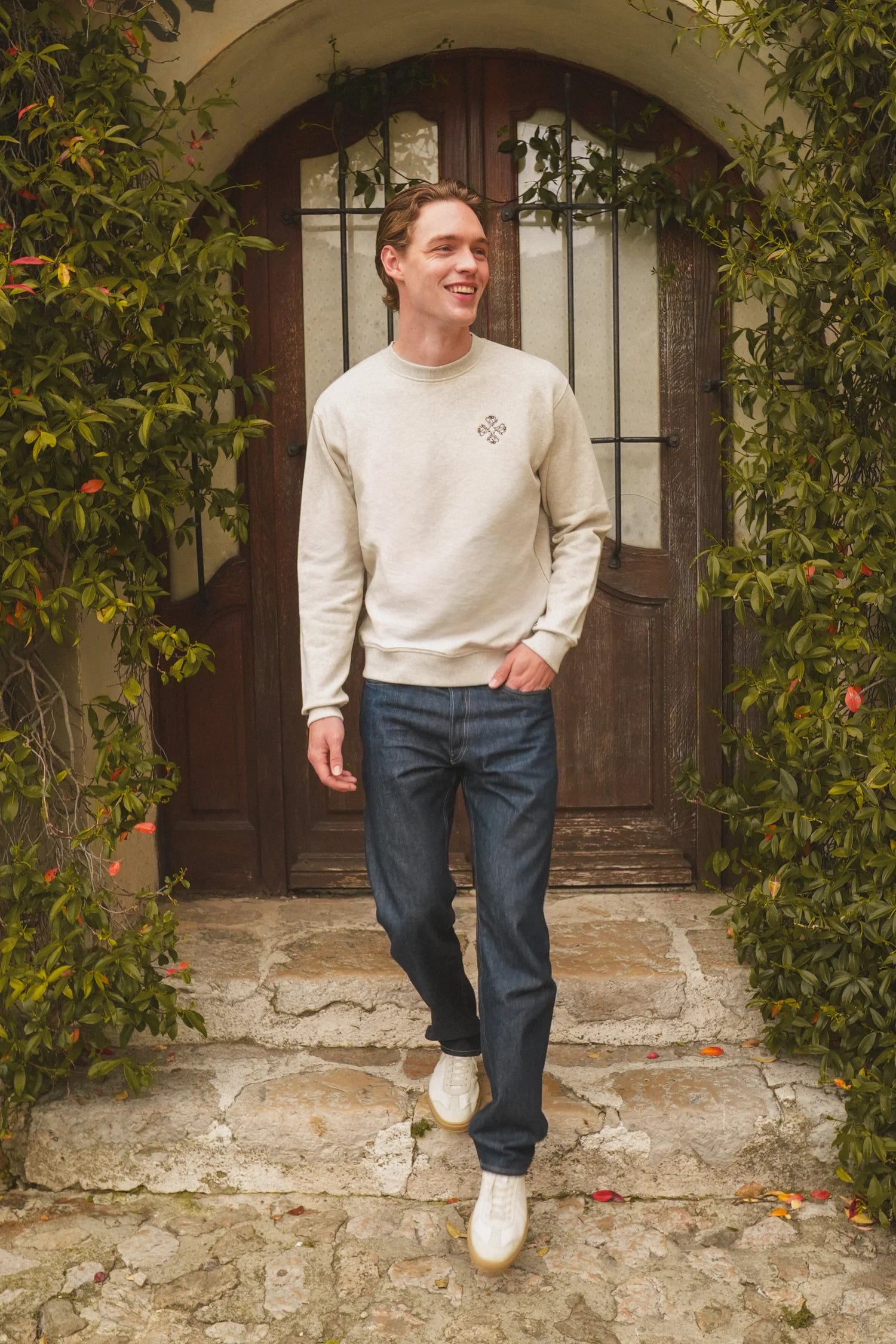EDMONDS Serenite crewneck - Grey melange