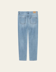 LES DEUX Ryder Washed Denim Pants Light Blue Washed