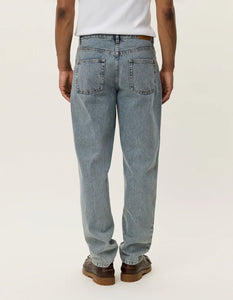 LES DEUX Ryder Washed Denim Pants Light Indigo Wash