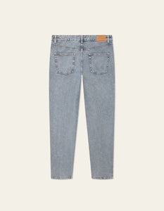 LES DEUX Ryder Washed Denim Pants Light Indigo Wash