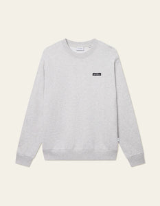 LES DEUX Patch Sweatshirt Snow Melange