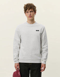 LES DEUX Patch Sweatshirt Snow Melange