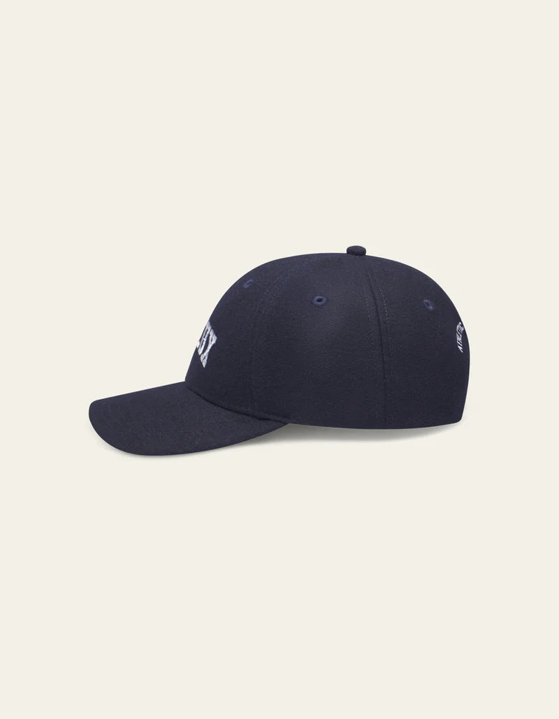 LES DEUX Les Deux Wool Baseball Cap | Dark Navy