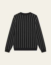 Afbeelding in Gallery-weergave laden, LES DEUX Gaston Jacquard Pinstripe Knit Black