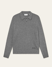 Afbeelding in Gallery-weergave laden, LES DEUX Billy Mouliné Knitted Polo Black