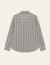 Afbeelding in Gallery-weergave laden, LES DEUX Lennon Wool Pinstripe Overshirt | Grey Melange