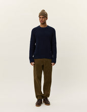 Afbeelding in Gallery-weergave laden, LES DEUX Alvin Waffle Crewneck Knit | Dark Navy