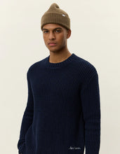Afbeelding in Gallery-weergave laden, LES DEUX Alvin Waffle Crewneck Knit | Dark Navy