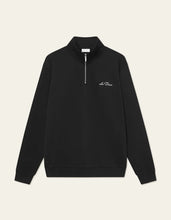 Afbeelding in Gallery-weergave laden, LES DEUX Crew Half-Zip Sweatshirt Black