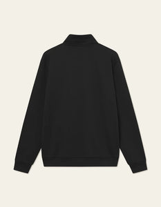 LES DEUX Crew Half-Zip Sweatshirt Black