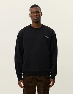 LES DEUX Crew Sweatshirt Black