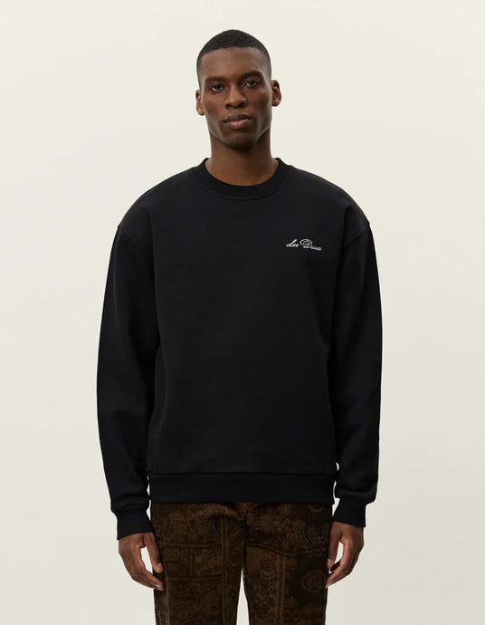 LES DEUX Crew Sweatshirt Black