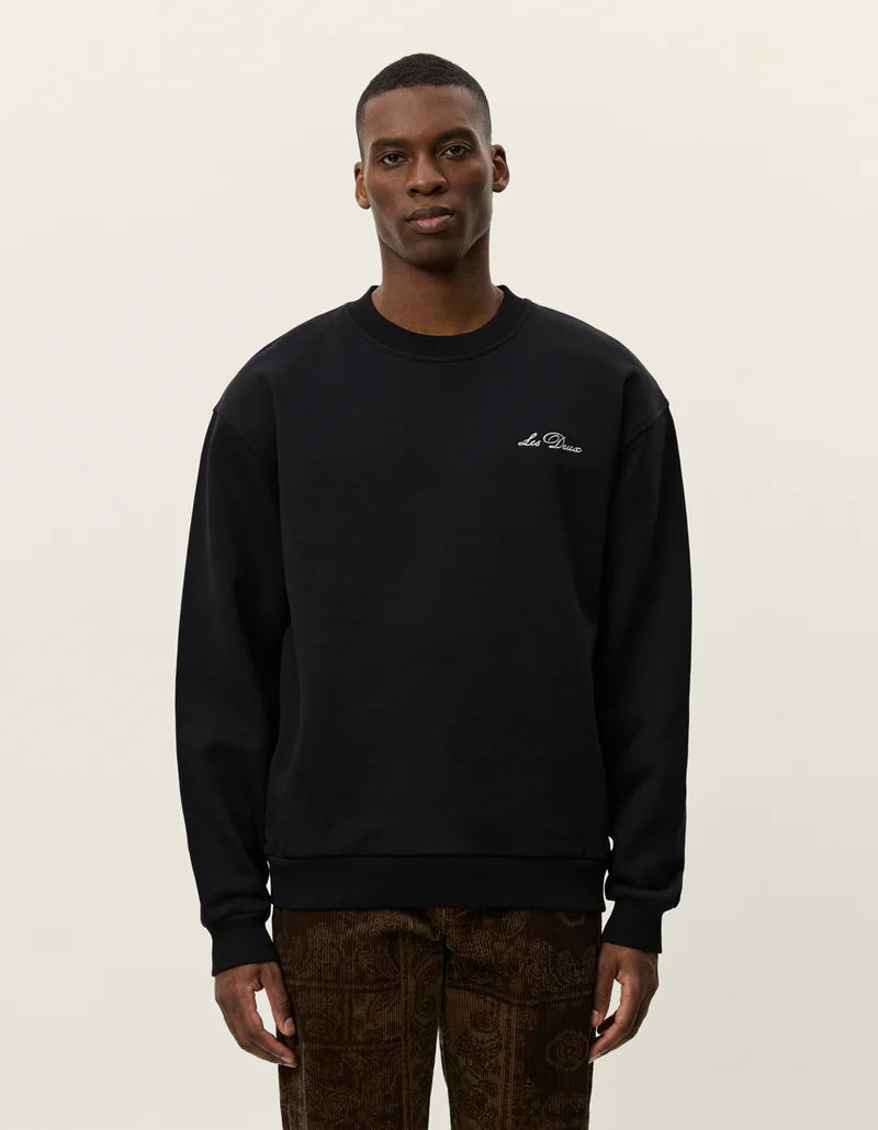 LES DEUX Crew Sweatshirt Black