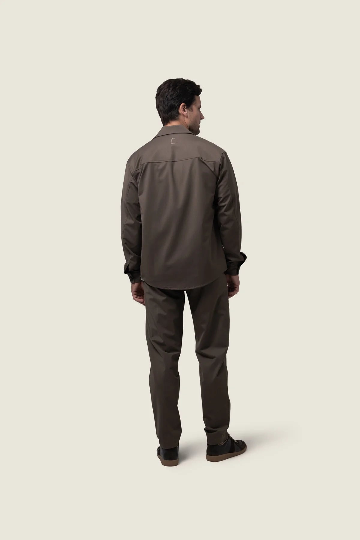 DUQUEZZI WOOL BLEND TROUSERS | CARAMEL SYRUP