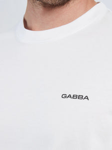 GABBA Dune Logo SS GOTS White