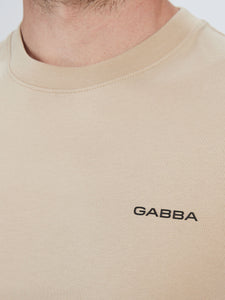GABBA Dune Logo SS GOTS Light Sand