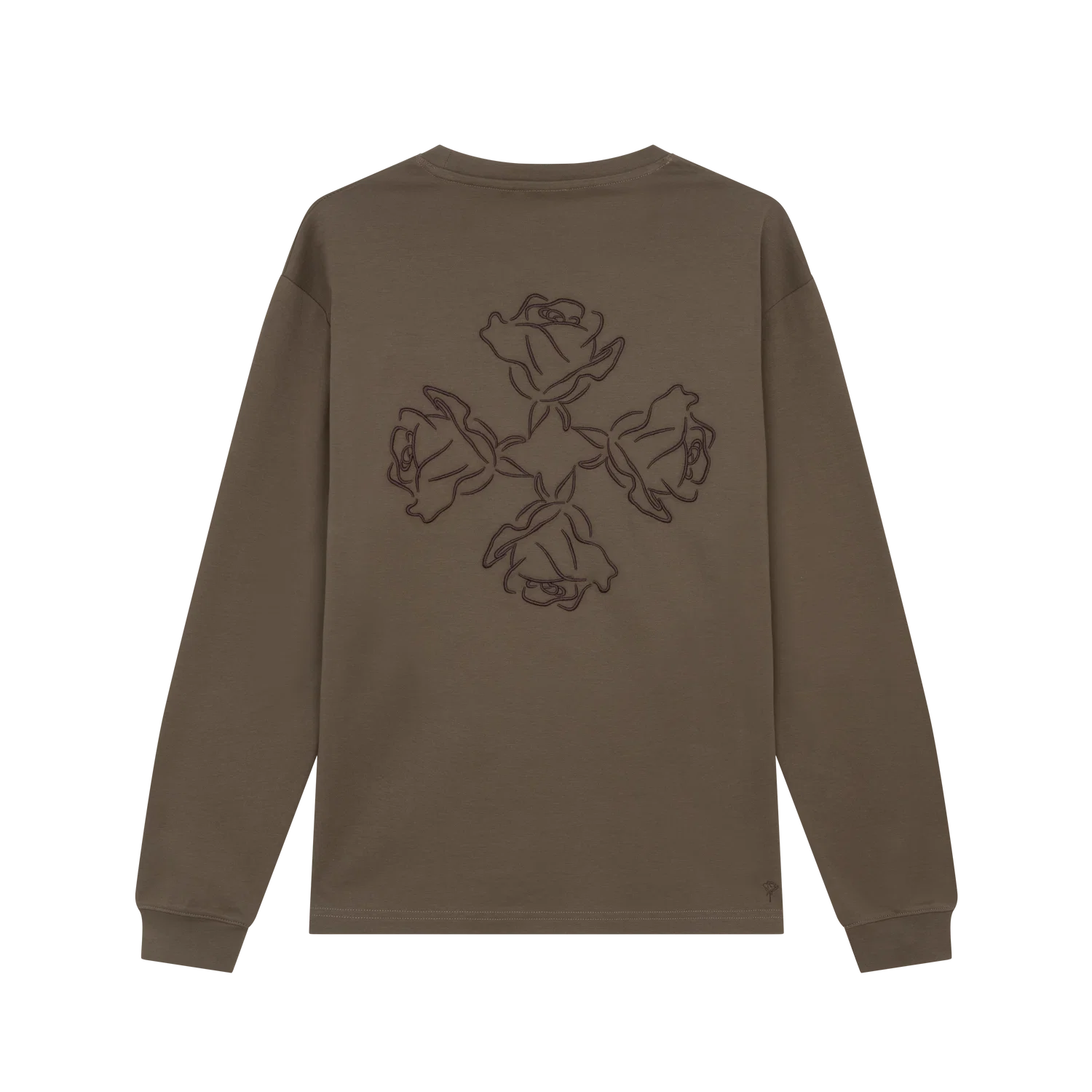 EDMONDS Rose logo longsleeve - Brown