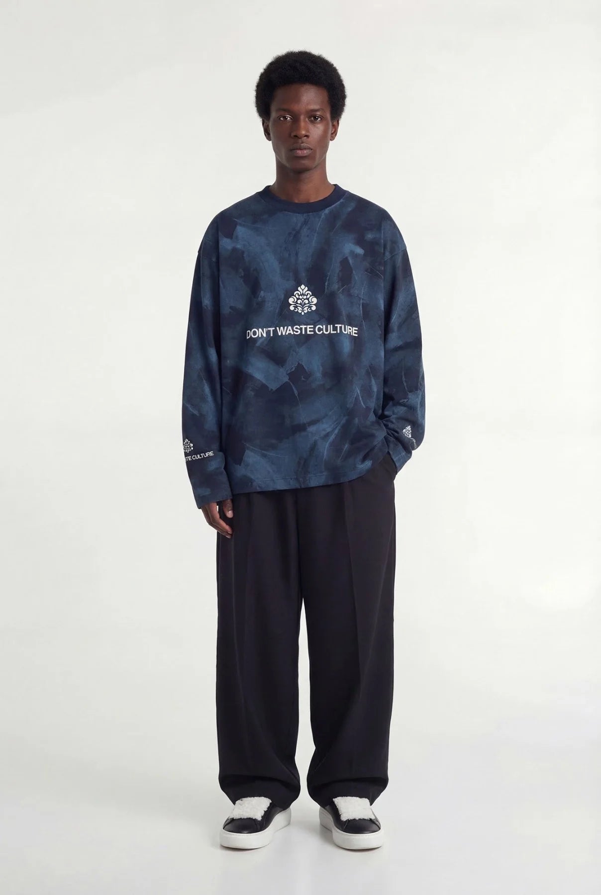 DON’T WASTE CULTURE ZADA LONGSLEEVE | BLUE