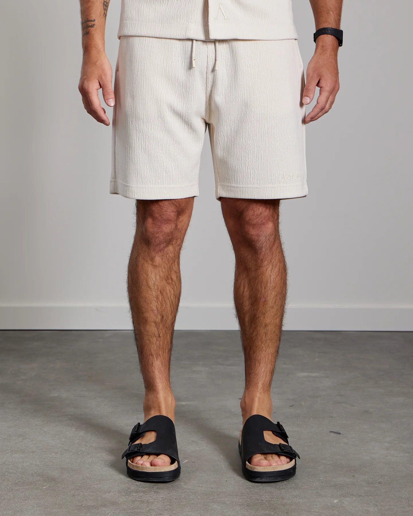 AEDEN VITO SHORTS | OFF WHITE
