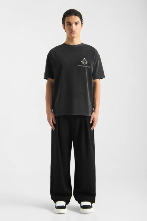 DON'T WASTE CULTURE AZEMARI T-SHIRT | WASHED BLACK