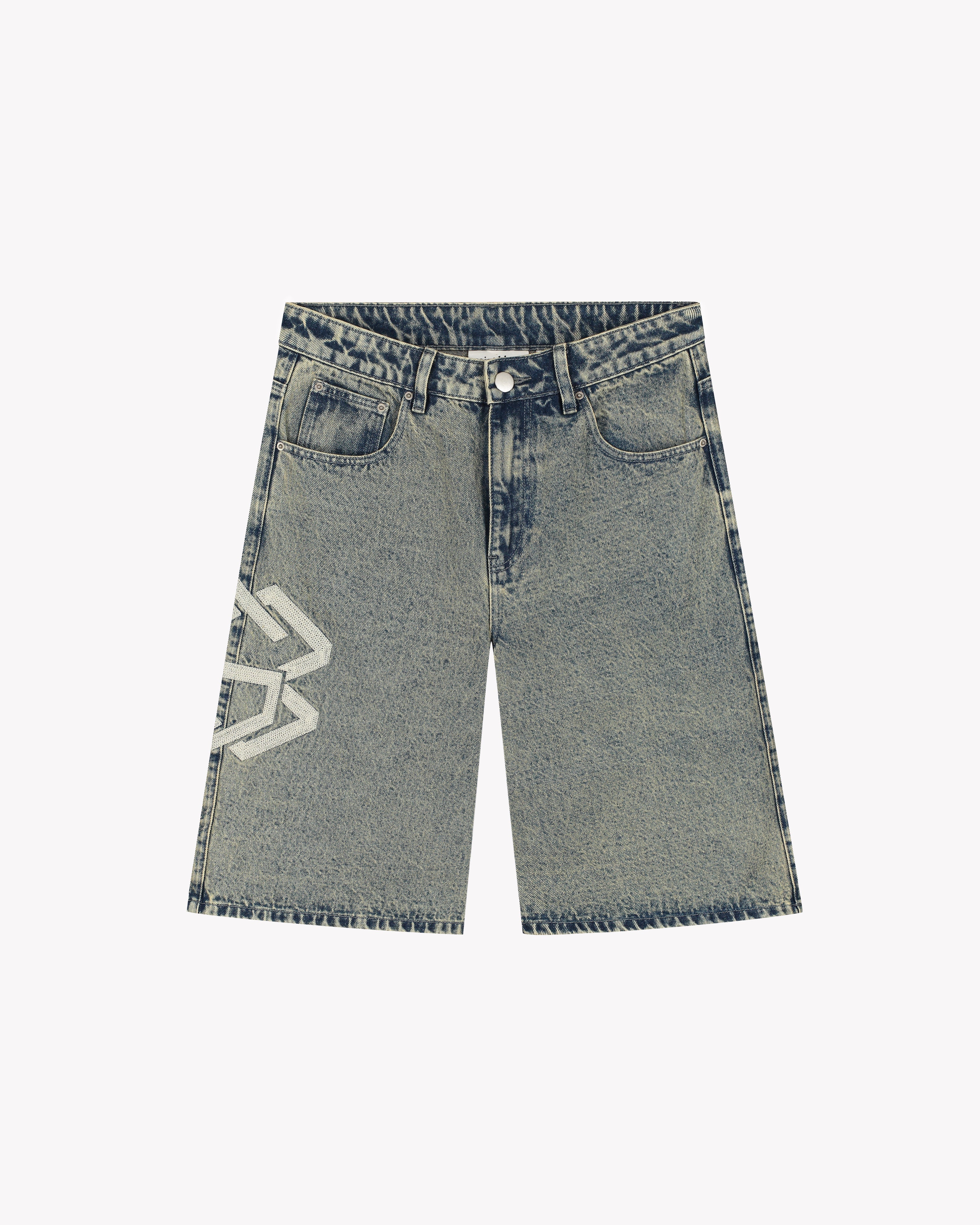 SAINT BLANC WASHED DENIM SHORT