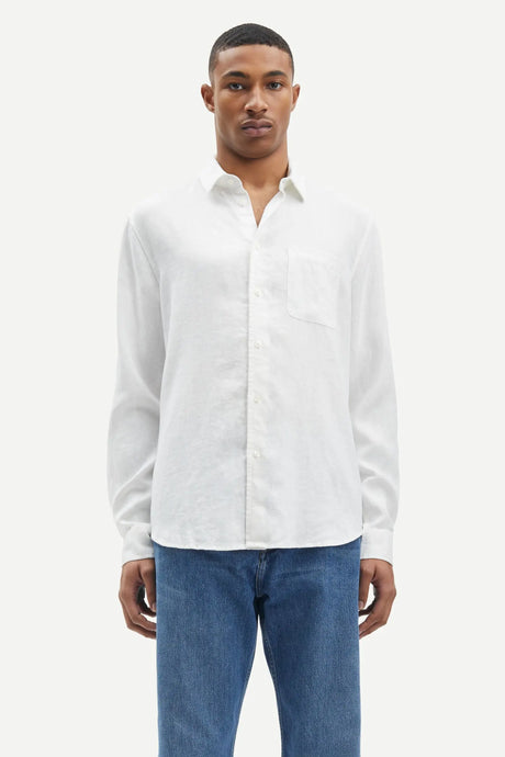 SAMSOE SAMSOE LIAM NF SHIRT 14329 White