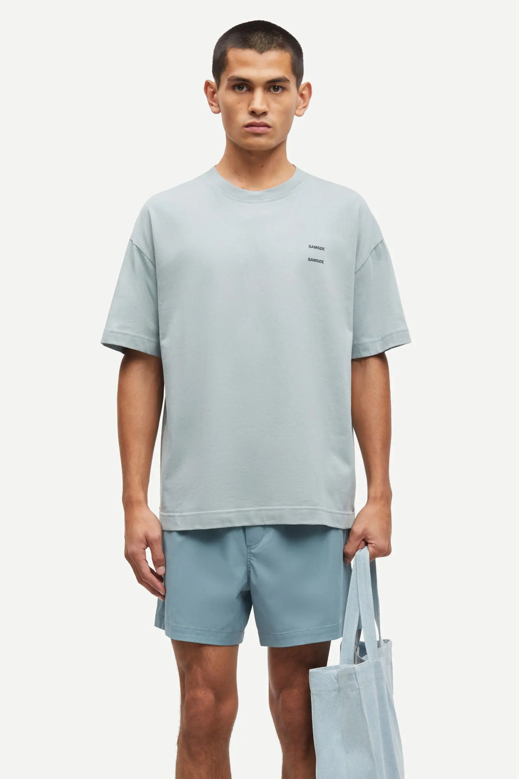 SAMSOE SAMSOE JOEL T-SHIRT 11415 Abyss