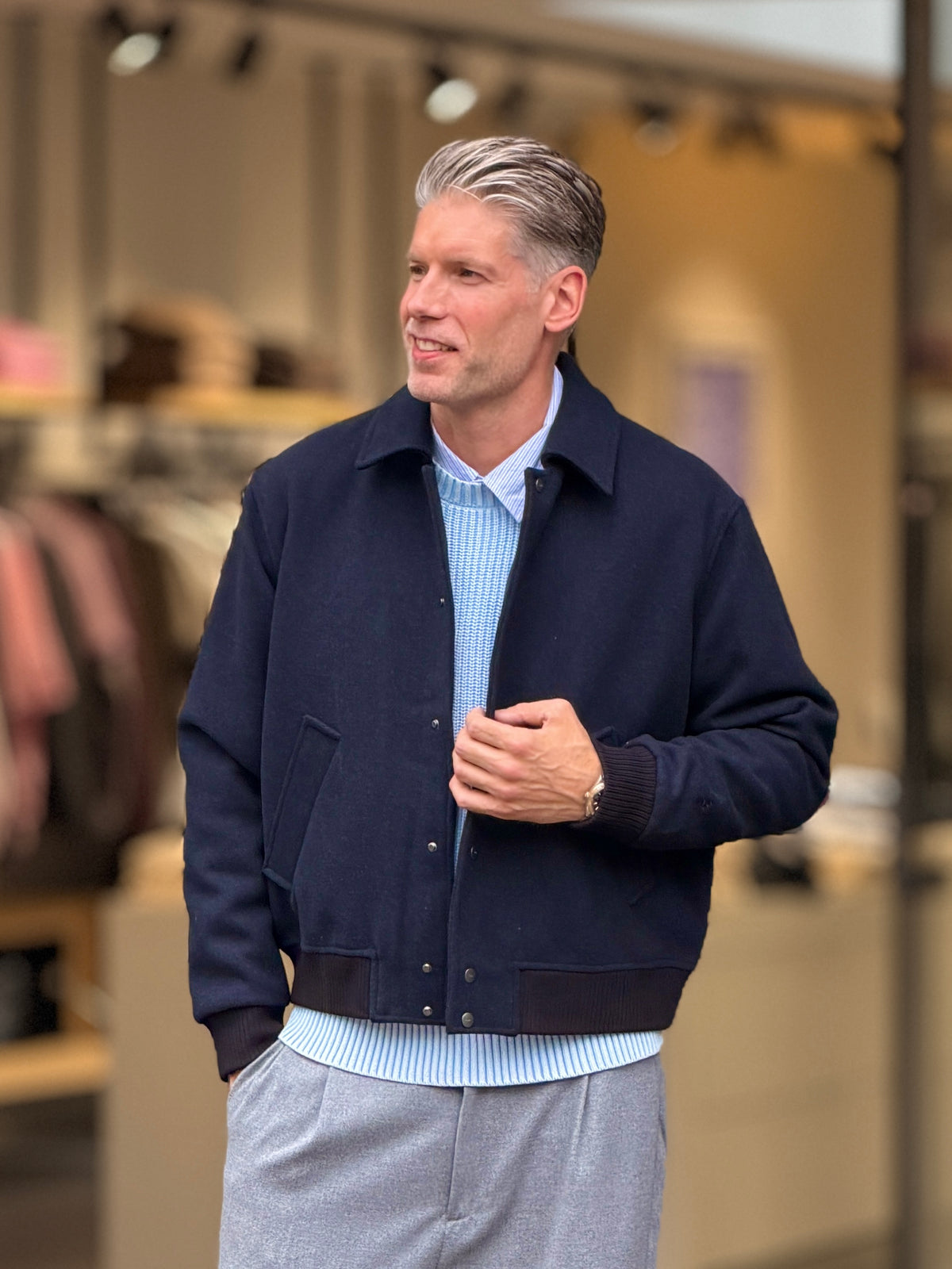 ELVINE NARIAN Navy Melange