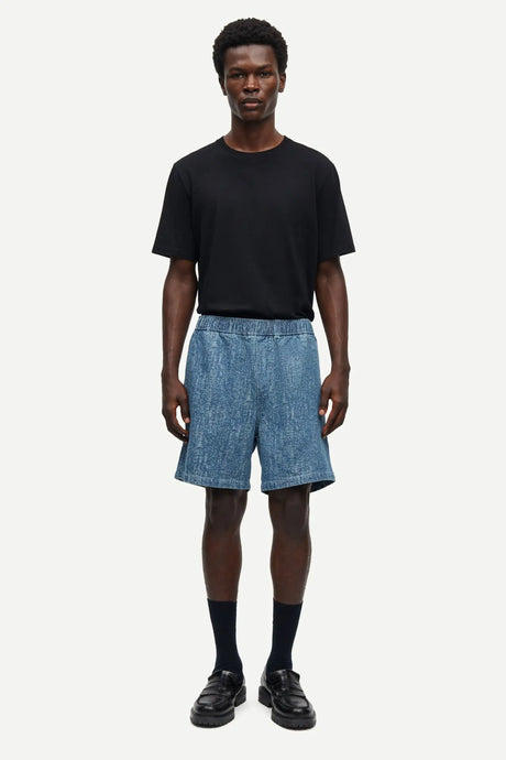 SAMSOE SAMSOE SAJABARI SHORTS 15240 Washed Denim