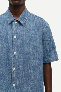 SAMSOE SAMSOE SAAYO X SHIRT 15240 Washed Denim