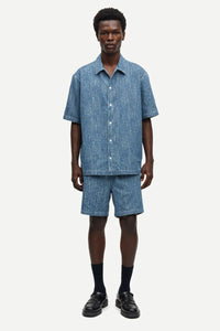 SAMSOE SAMSOE SAAYO X SHIRT 15240 Washed Denim
